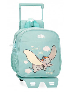 MOCHILA ADAP. 25CM. C/CARRO. DUMBO FLY